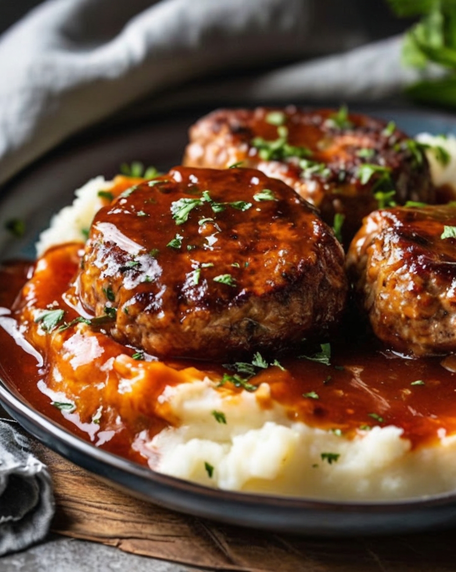 Easy Slow Cooker Salisbury Steak – A Comfort Food Classic with Minimal Effort