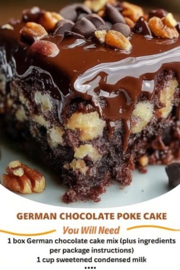 German Chocolate Poke Cake – The Decadent Dessert You’ll Crave Again and Again