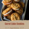 Carrot Cake Cookies\Soft, chewy cookies with the cozy taste of carrot cake!