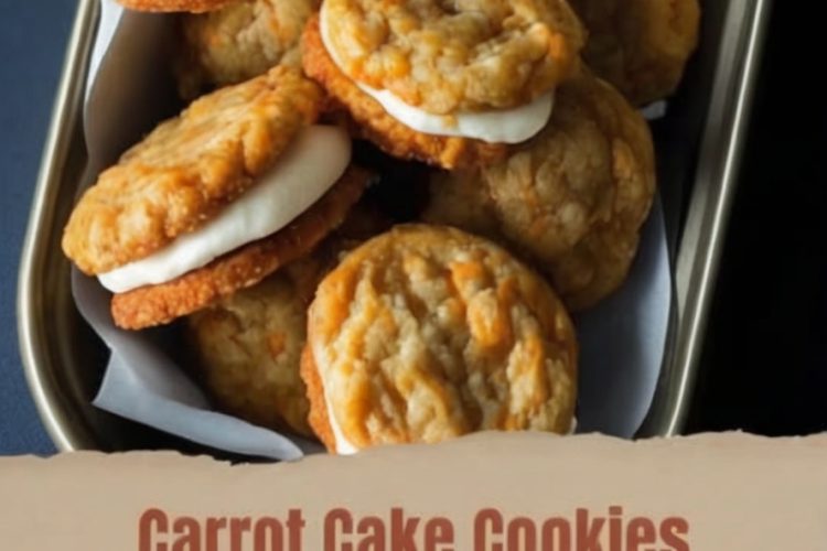 Carrot Cake Cookies\Soft, chewy cookies with the cozy taste of carrot cake!