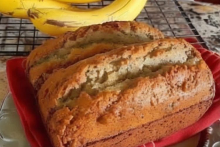 A simple, ultra-moist banana bread that’s packed with flavor and perfect for using up ripe bananas.