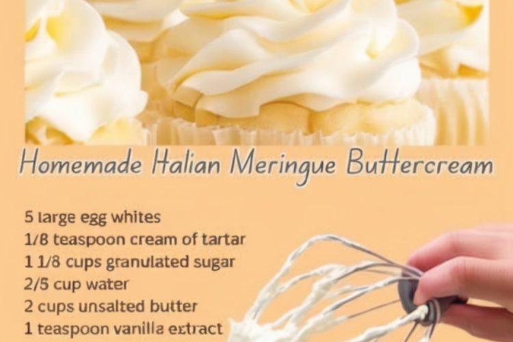 A silky, professional bakery-style frosting made from egg whites, sugar syrup, and butter. Perfect for piping, frosting, and filling!
