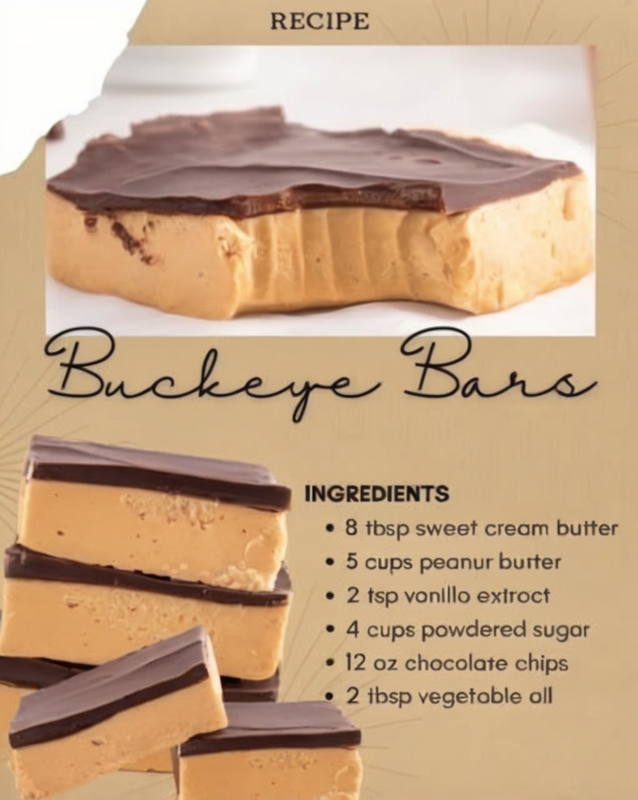 No-bake peanut butter-chocolate bars that taste just like a homemade Reese’s — rich, creamy, and perfect for any sweet craving.