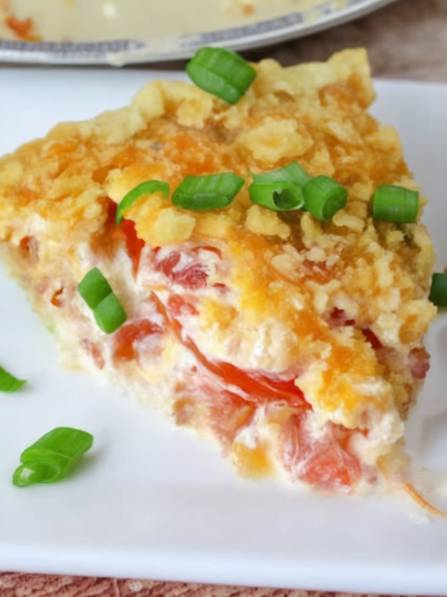 Bacon, Onion, and Tomato Pie – A Surprisingly Addictive Savory Bake
