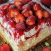 Strawberry Cheesecake Dump Cake