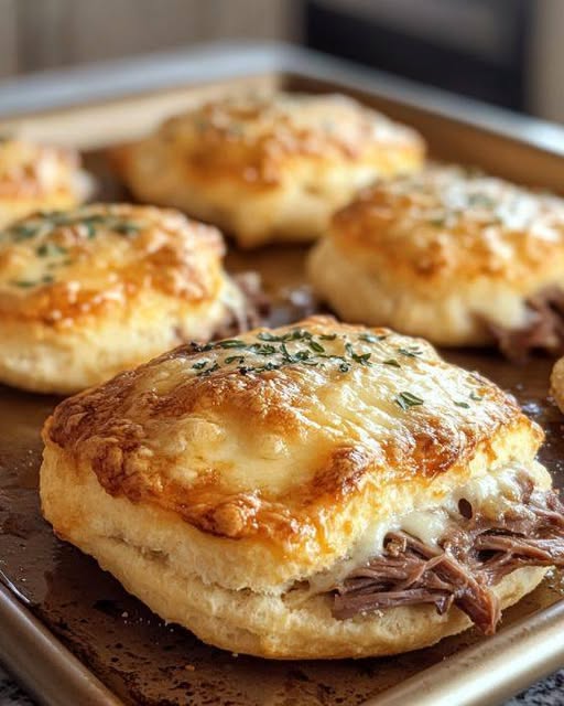 Baked French Dip Biscuits: The Ultimate Comfort Food Sandwich