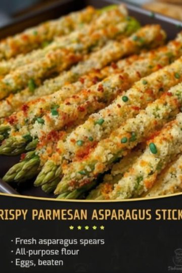 Crispy Parmesan Asparagus Sticks