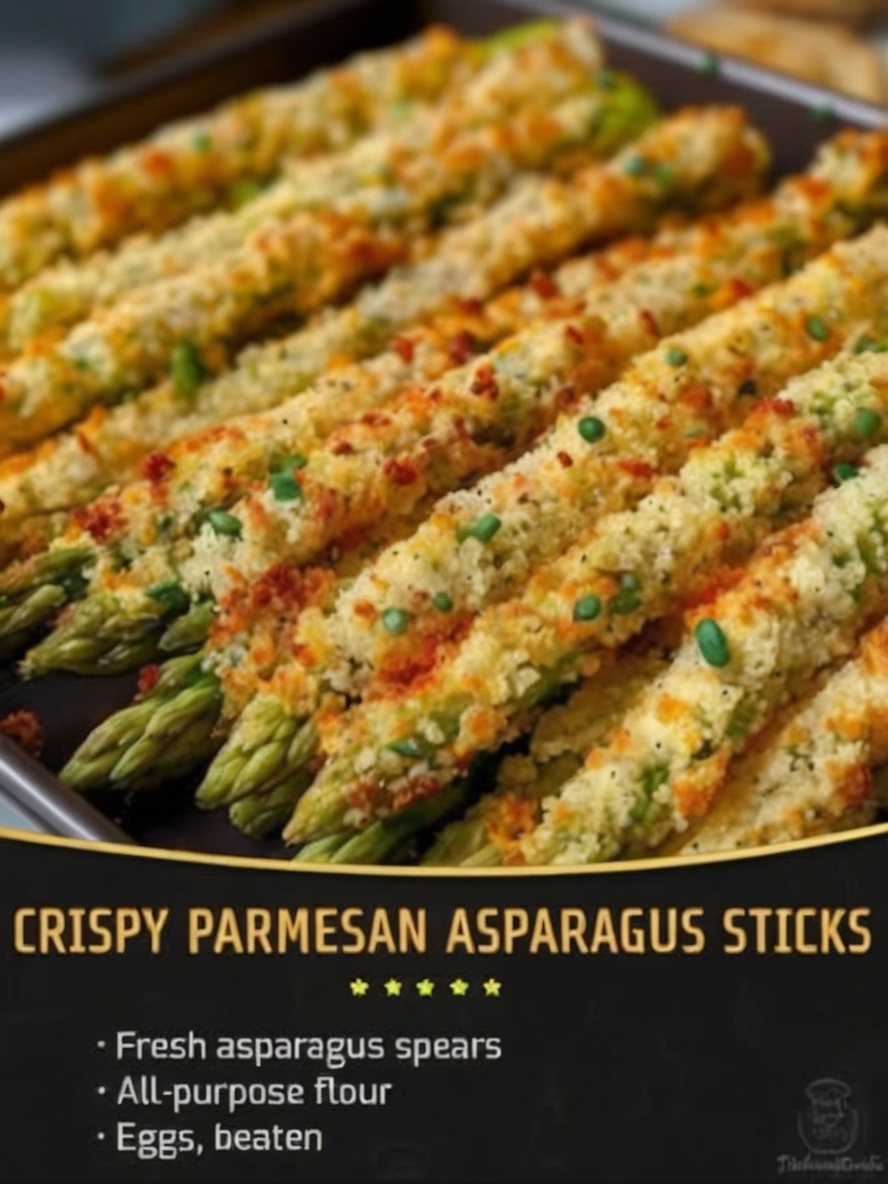 Crispy Parmesan Asparagus Sticks