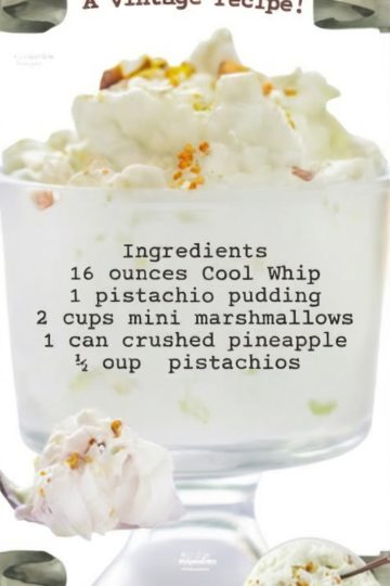 Remember those legendary church potlucks where someone always brought the green, creamy, marshmallowy goodness that seemed to disappear in seconds? That, my friend, is Pistachio Fluff — and it’s time for its comeback
