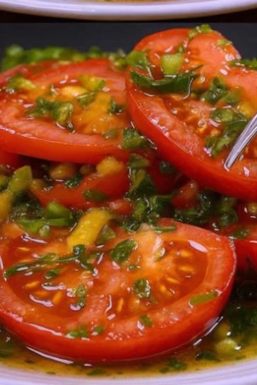 this Magic Tomato Salad is exactly what you need! Bursting with fresh ingredients and an irresistible dressing, this salad will take your taste buds on a magical journey.