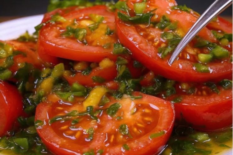 this Magic Tomato Salad is exactly what you need! Bursting with fresh ingredients and an irresistible dressing, this salad will take your taste buds on a magical journey.