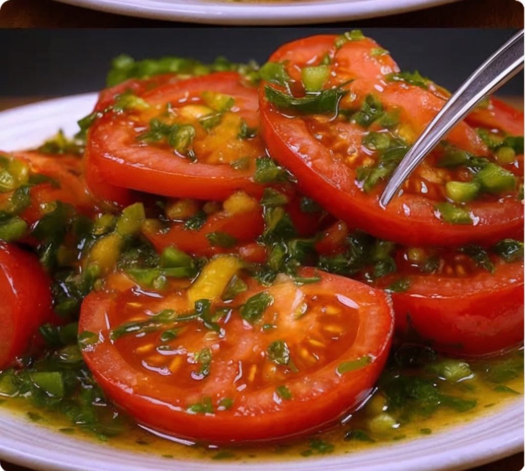 this Magic Tomato Salad is exactly what you need! Bursting with fresh ingredients and an irresistible dressing, this salad will take your taste buds on a magical journey.