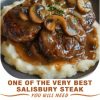 The Ultimate Salisbury Steak Recipe: Tender Patties in Rich Mushroom Gravy