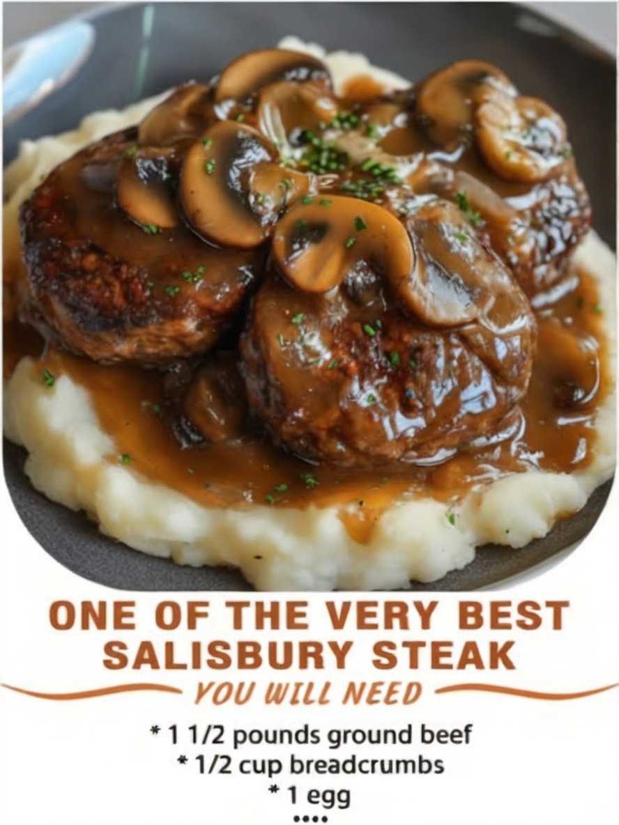 The Ultimate Salisbury Steak Recipe: Tender Patties in Rich Mushroom Gravy