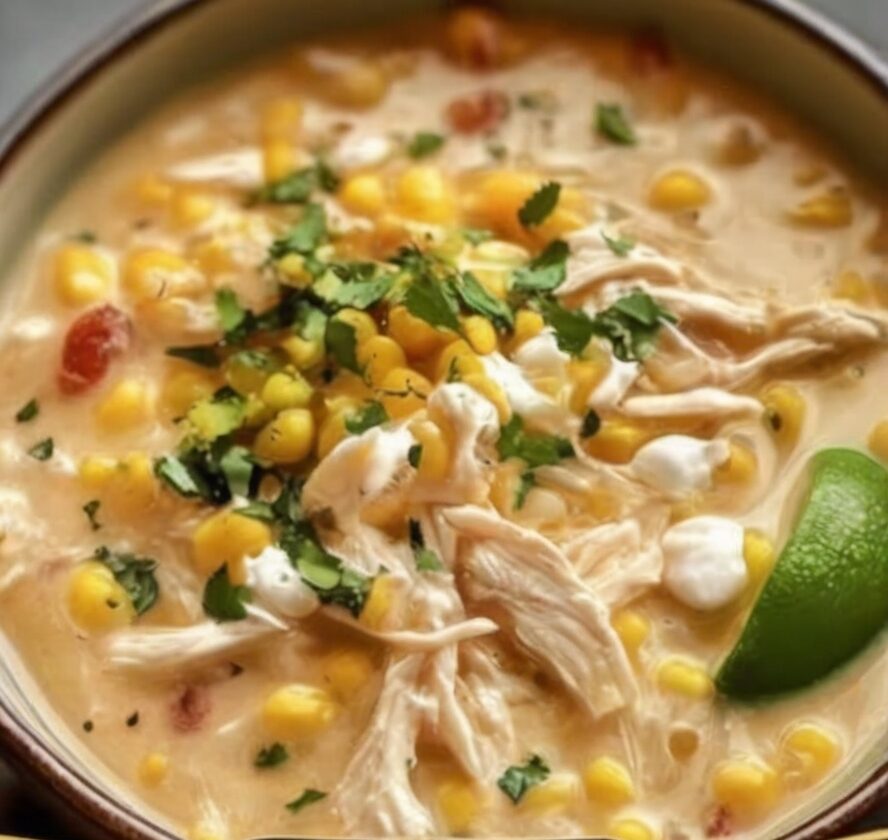 Mexican Street Corn White Chicken Chili — A Flavor-Packed Comfort Bowl!