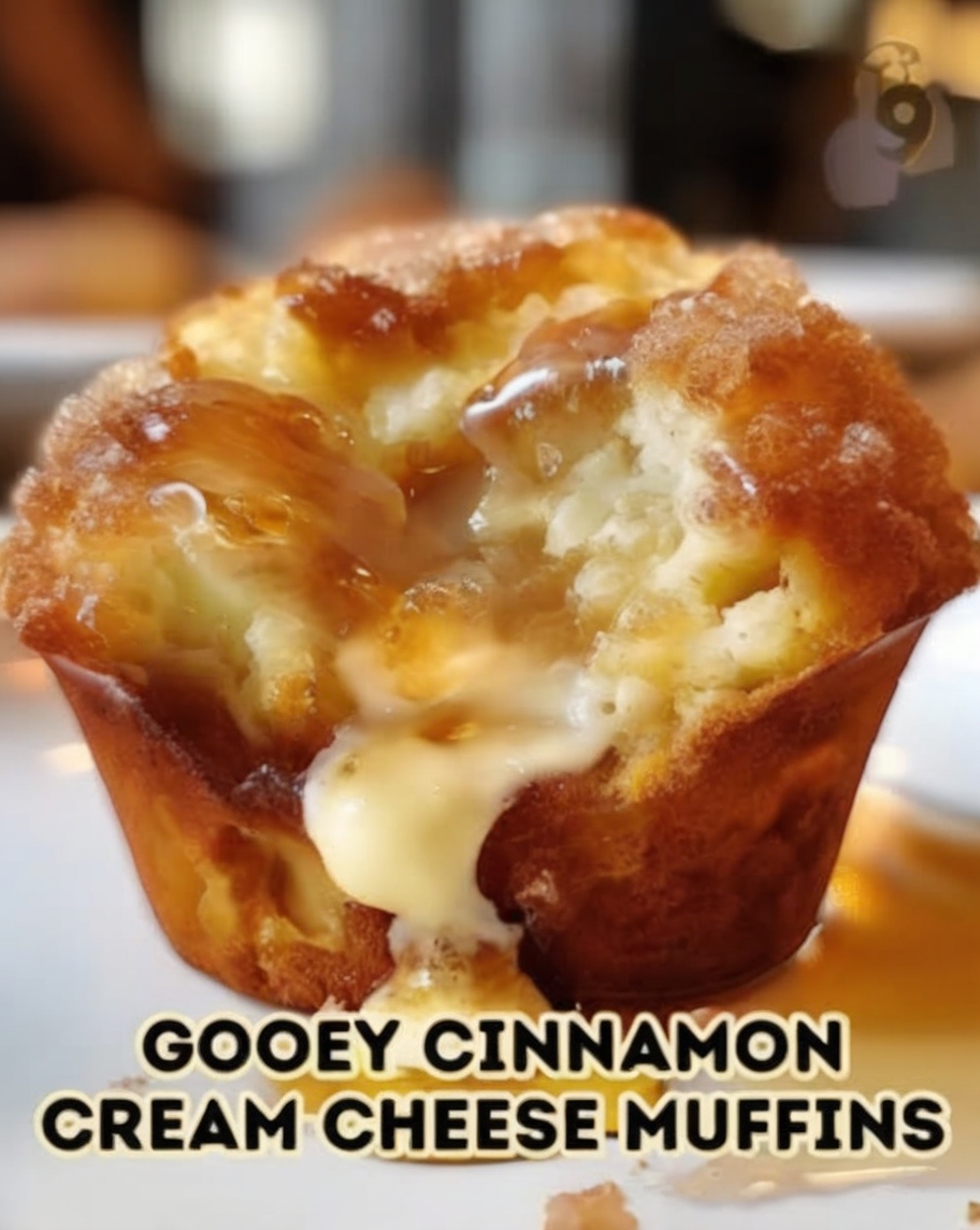 Gooey Cinnamon Cream Cheese Muffins: The Ultimate Cozy Breakfast Treat
