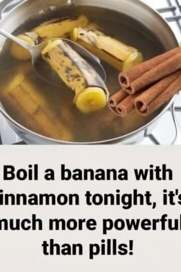 Boiled Banana with Cinnamon: A Simple Natural Sleep & Wellness Elixir 🌙