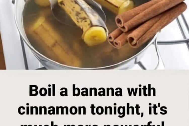 Boiled Banana with Cinnamon: A Simple Natural Sleep & Wellness Elixir 🌙