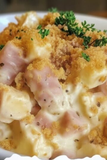 Creamy Chicken Cordon Bleu Casserole with Crunchy Topping: The Ultimate Comfort Food!
