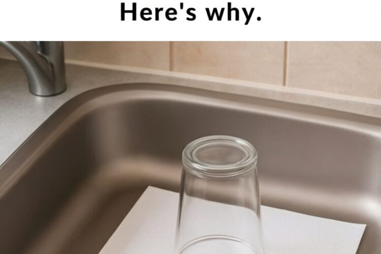 The Surprising Reason You Should Leave an Upside-Down Glass in Your Sink Before Vacation