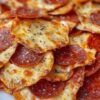 Crispy, cheesy, and loaded with pizza flavor—these low-carb pizza chips are made with just cheese and pepperoni. Perfect as a keto snack or party appetizer!
