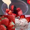 This creamy, no-churn strawberry ice cream is made with just 3 ingredients and packed with fresh fruit flavor. A perfect healthy summer dessert for the whole family!