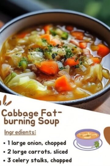 A flavorful, low-calorie soup made with cabbage and other fresh vegetables. Perfect for weight loss, detox plans, or clean eating.