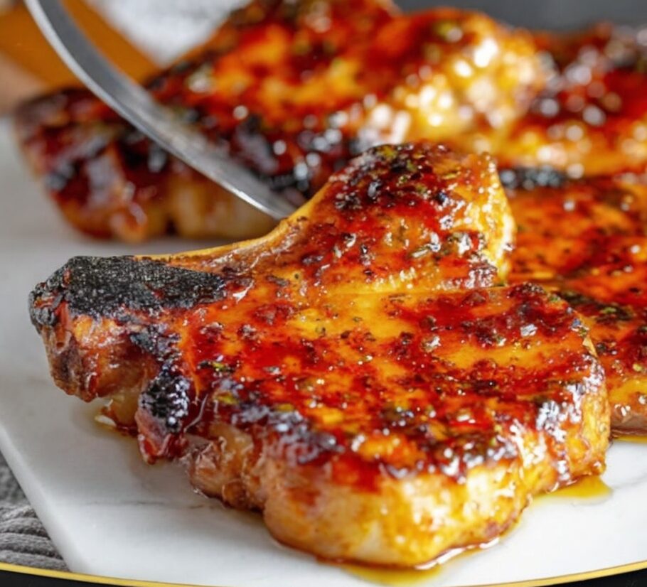 Try this easy pork chop recipe tonight and enjoy the perfect blend of sweet, savory, and sticky that makes weeknight dinners exciting again! Who will you invite over to share these delicious chops?