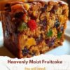 A tender, rich fruitcake that’s moist, flavorful, and perfect for the holidays.