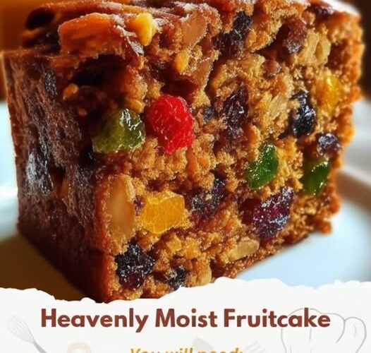 A tender, rich fruitcake that’s moist, flavorful, and perfect for the holidays.