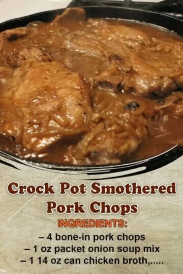 Crock Pot Smothered Pork Chops – A Comfort Food Classic That Practically Cooks Itself