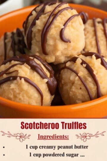 Scotcheroo Truffles – No-Bake Peanut Butter & Chocolate Bliss!
