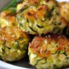 Crispy, cheesy zucchini garlic bites that are perfect as a healthy snack, appetizer, or side dish. Easy to make and full of flavor!