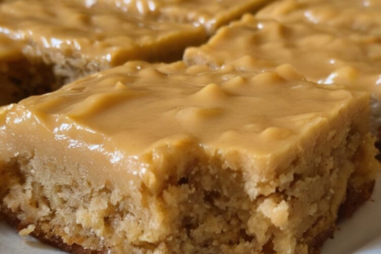 Old-School Peanut Butter Cookie Bars (Lunch Lady Style)