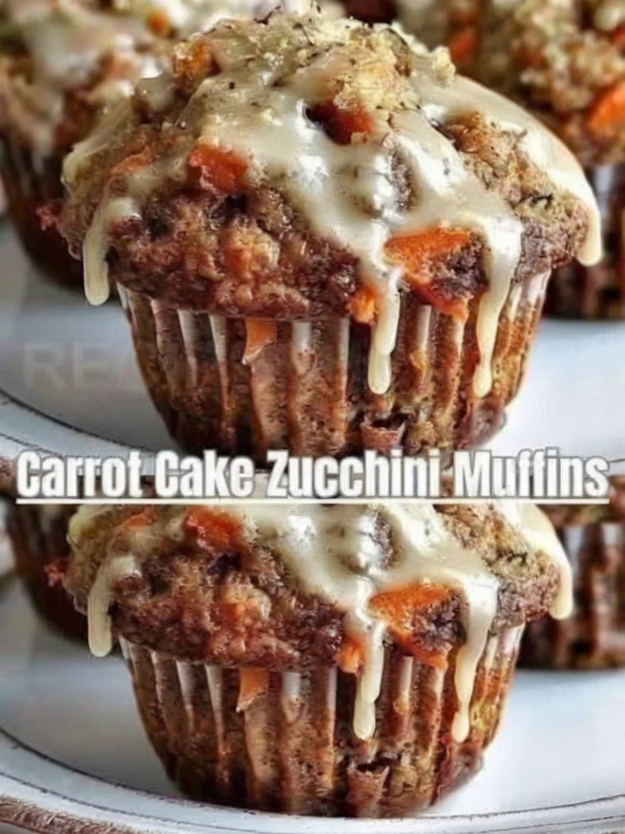 🥕 Carrot Cake Zucchini Muffins: The Ultimate Moist & Spiced Treat