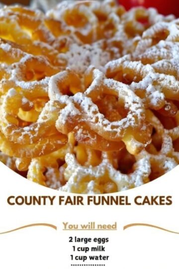 Light, crispy fried dough dusted with powdered sugar—just like at the fair!