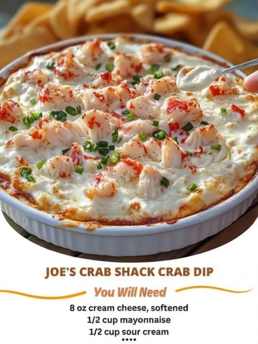 A creamy, cheesy baked crab dip that tastes just like the restaurant version — the perfect appetizer for parties and gatherings.