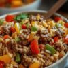 Cheesy Ground Beef Rice Casserole: The One-Dish Wonder That Solves Dinner
