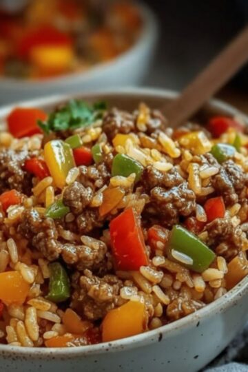 Cheesy Ground Beef Rice Casserole: The One-Dish Wonder That Solves Dinner