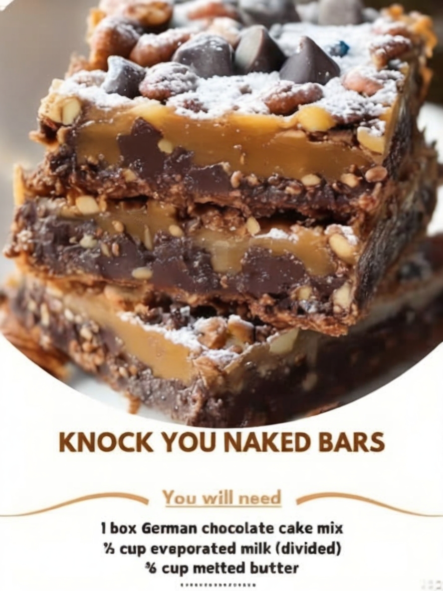 Knock You Naked Bars: Gooey, Chocolatey, and Irresistible