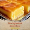 Two-Ingredient Lemon Bars