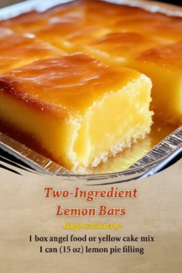 Two-Ingredient Lemon Bars