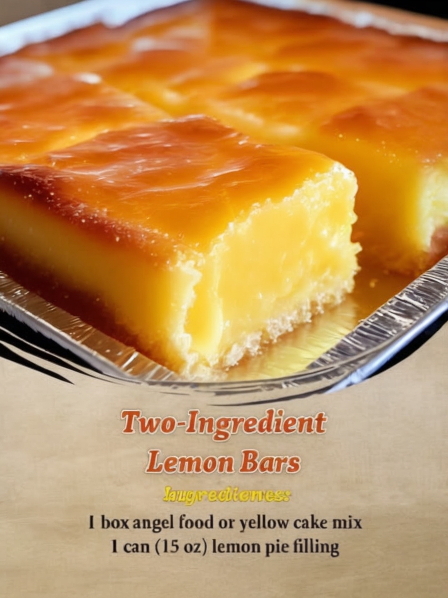 Two-Ingredient Lemon Bars