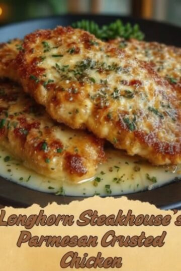 Longhorn Parmesan Crusted Chicken – Juicy, Crispy, and Better Than the Original