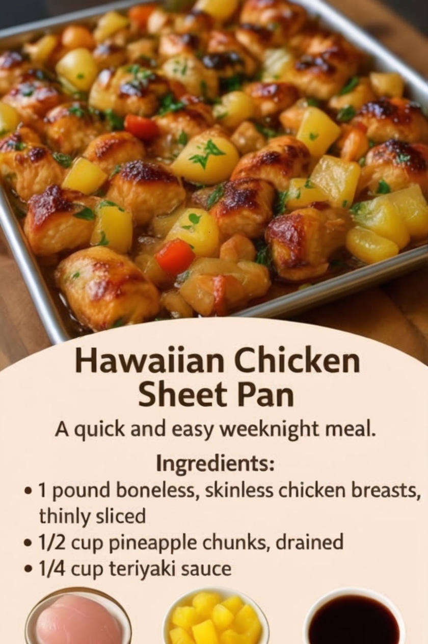 Hawaiian Chicken Sheet Pan – Easy Tropical Weeknight Dinner
