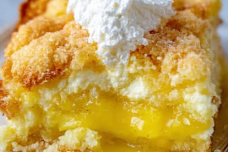 Tangy lemon and rich cream cheese layered under a golden buttery topping—an easy dessert that tastes like sunshine.
