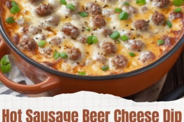Cheesy, hearty dip made with Italian sausage, melty cheddar, mozzarella, and a splash of beer for ultimate game-day flavor.