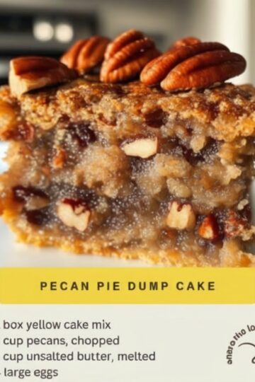Warm, gooey pecan pie meets buttery dump cake in this 3-ingredient dessert that’s effortless and crowd-pleasing.