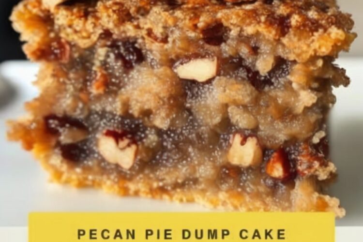 Warm, gooey pecan pie meets buttery dump cake in this 3-ingredient dessert that’s effortless and crowd-pleasing.