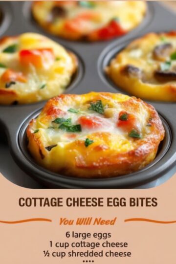Protein-packed, fluffy, and customizable—these egg bites are perfect for meal prep and busy mornings.